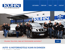 Tablet Screenshot of kuhn-ehingen.de
